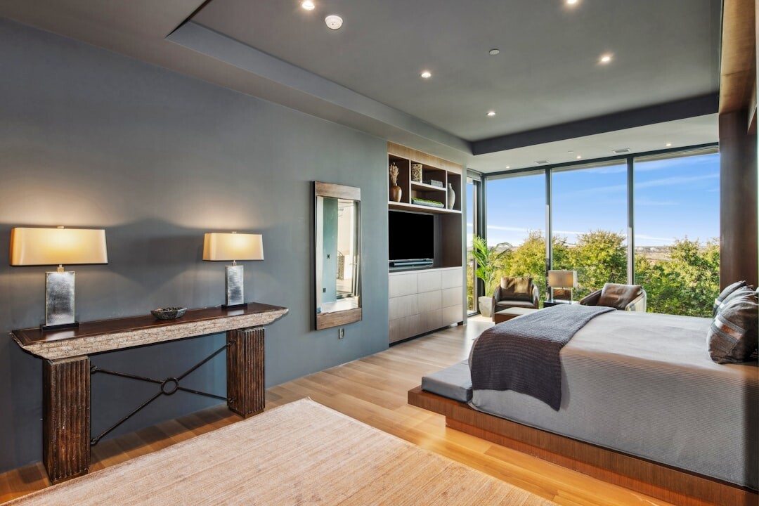 luxury bedroom celebrity style