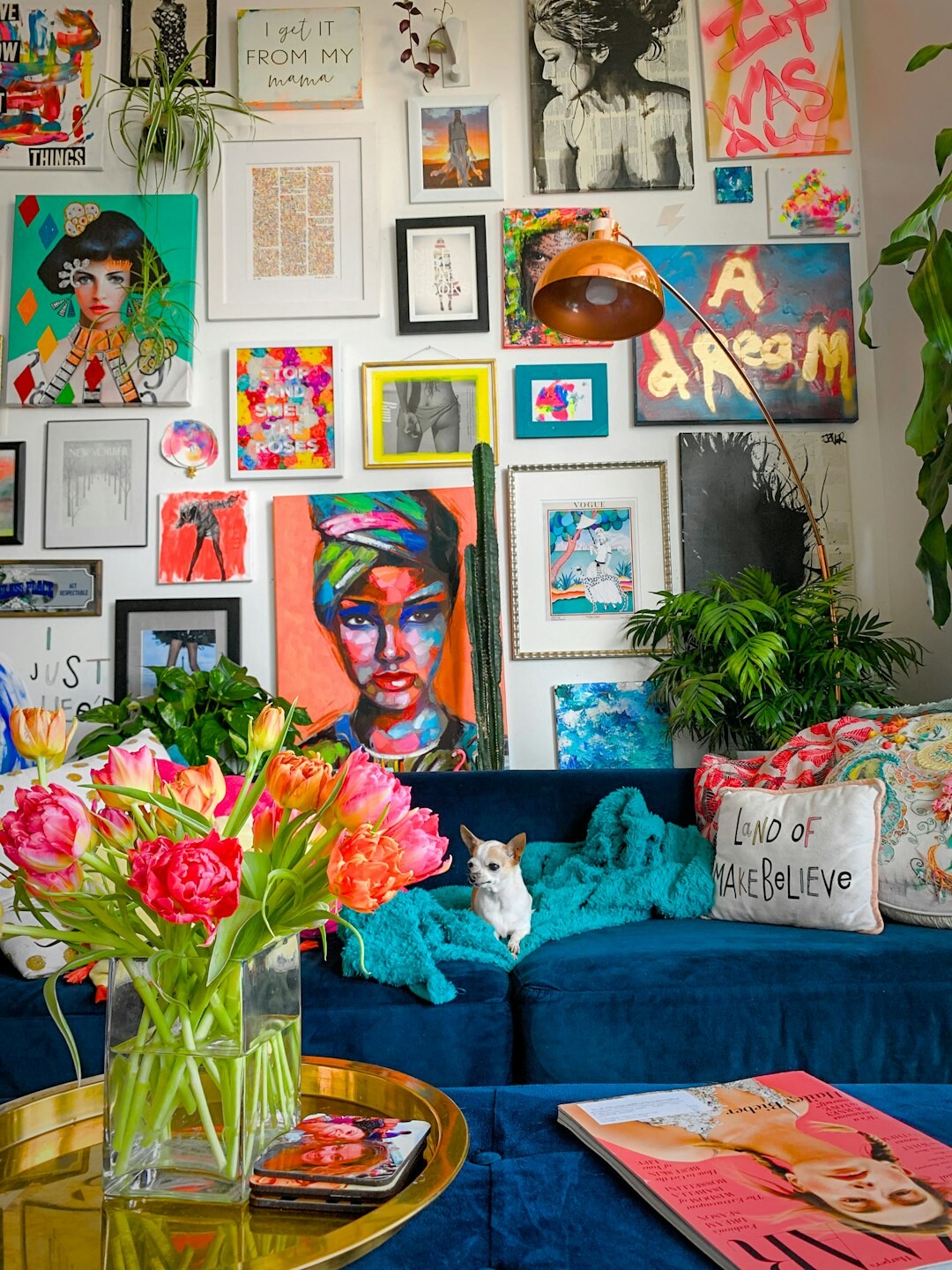 celebrity living room decor